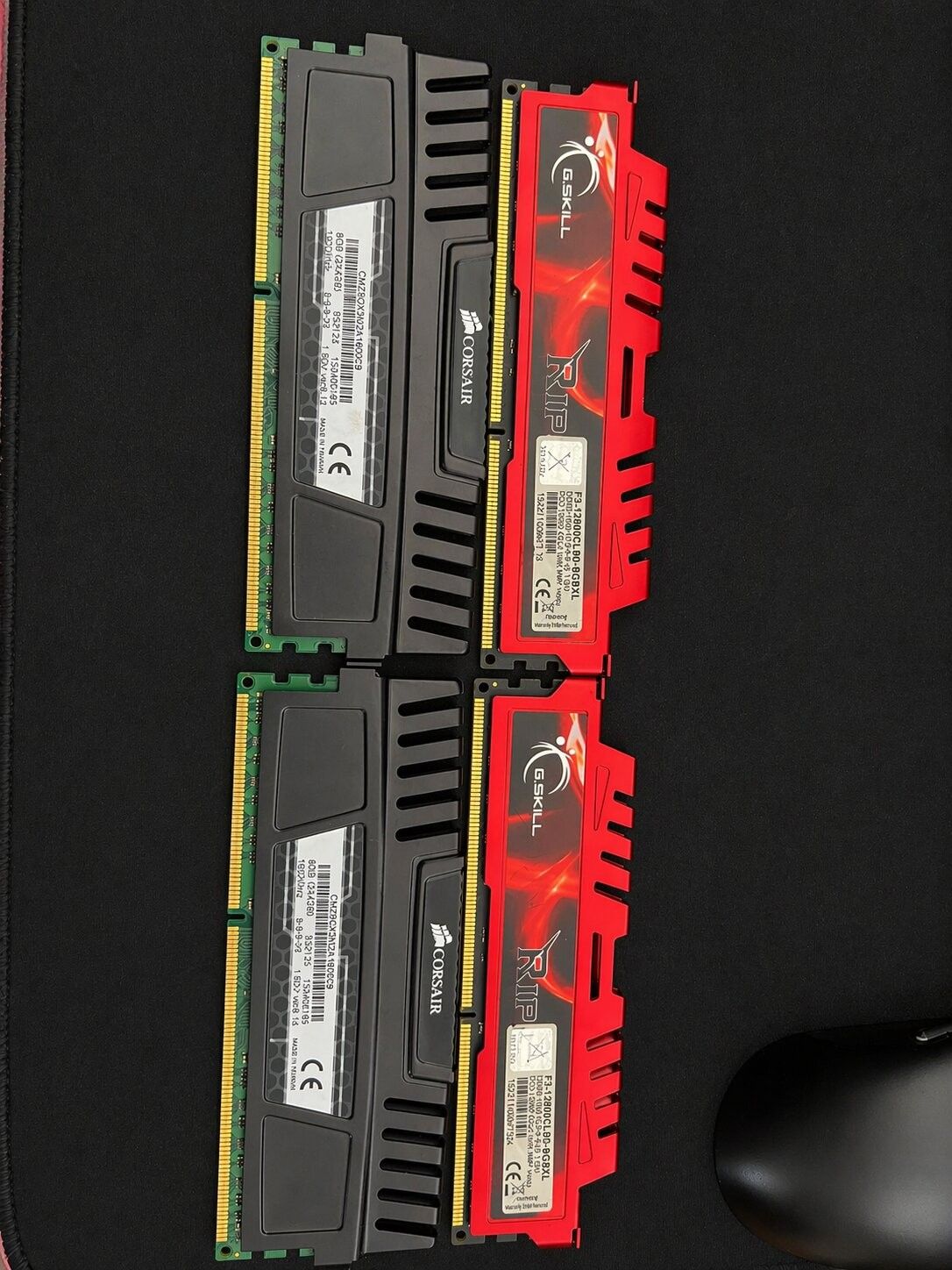 4x4 DDR3 1600MHz Ram