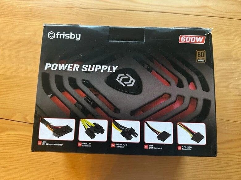 FRISBY-Fr-ps6580p 600w 80 Plus Bronze Power Supply guc kaynagi