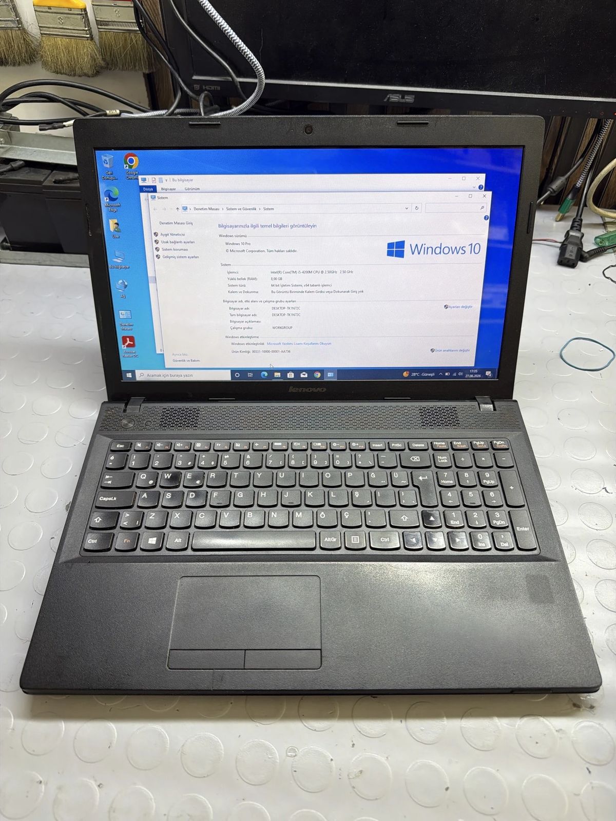 LENOVO G500 20236 İ5-4200M 8GB LAPTOP DİZÜSTÜ OFİS İŞ PC