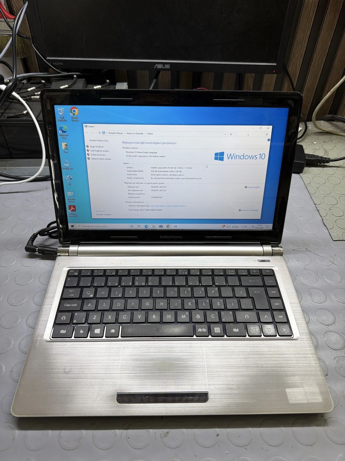 GRUNDİG CPU 847 6GB 14 İNÇ LAPTOP NOTEBOOK DİZÜSTÜ OFİS İŞ