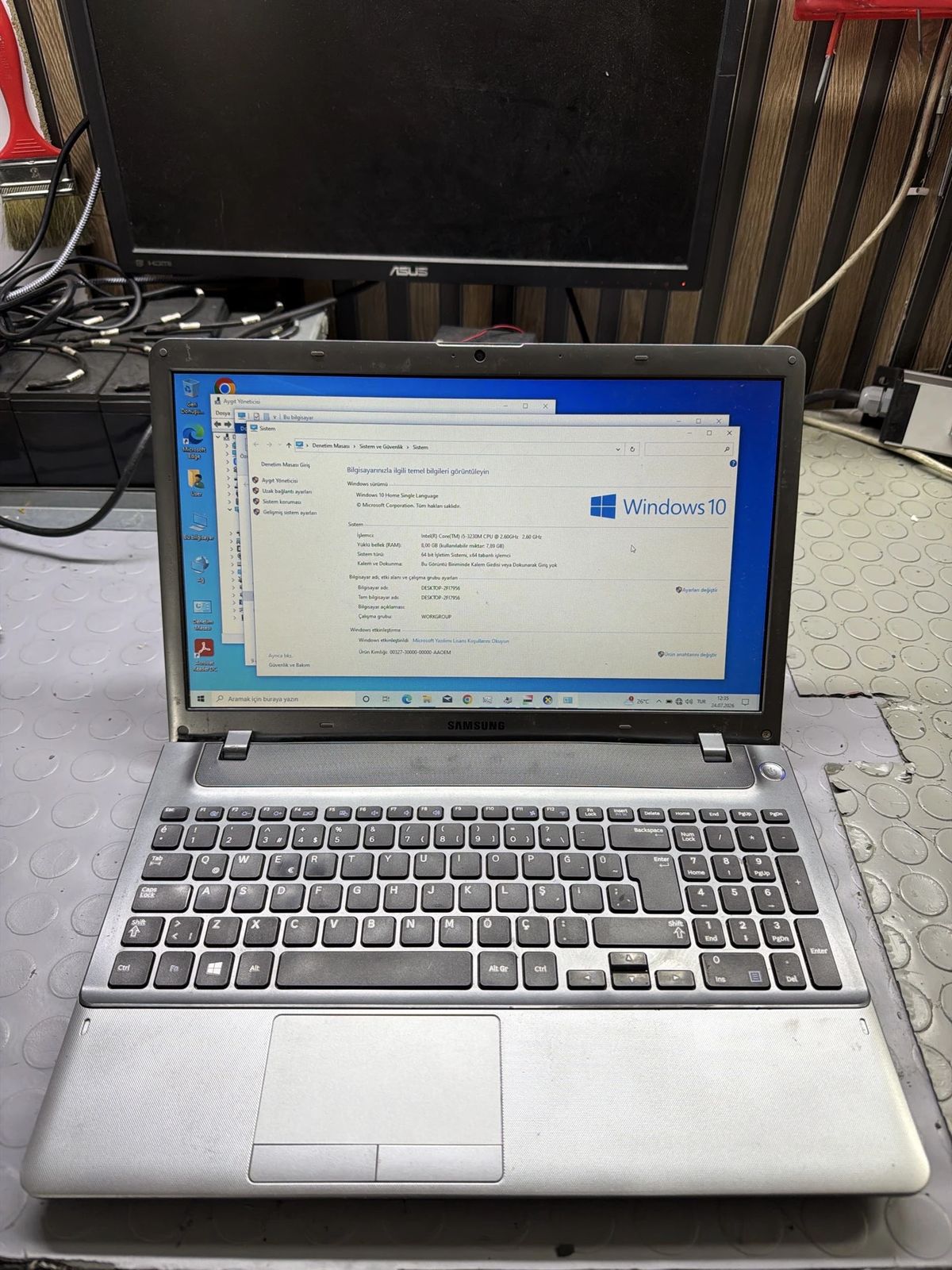 SAMSUNG İ5-3230M 8GB LAPTOP NOTEBOOK DİZÜSTÜ OFİS İŞ NP350V5C