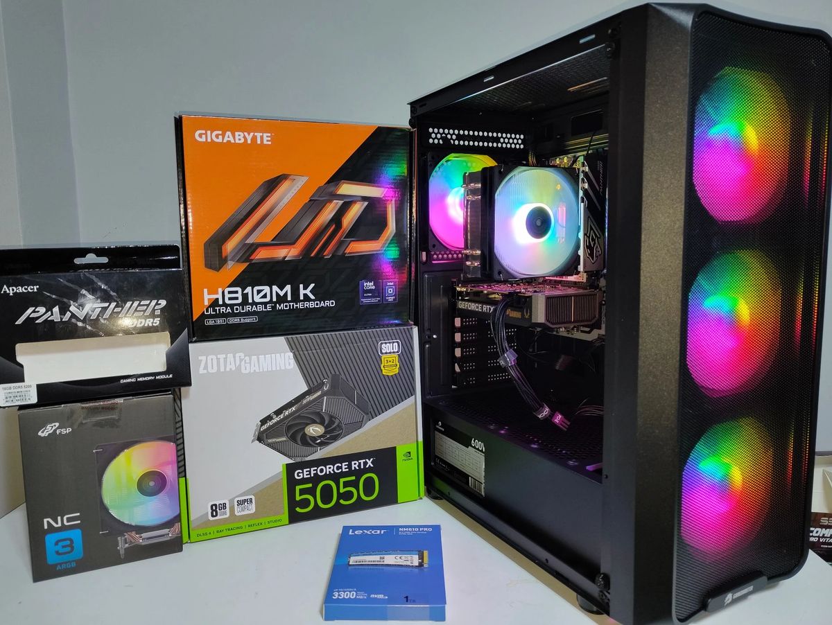 Bilgisayar Oyun Bilgisayarı Gaming PC - Ultra 5 225F - RTX 5050