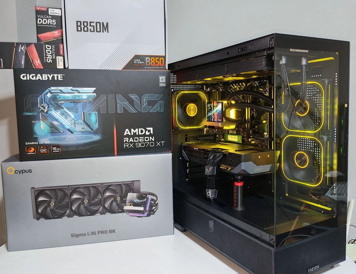 Bilgisayar Oyun Bilgisayarı Gaming PC - Ryzen 7 7800X3D - RX 9070XT