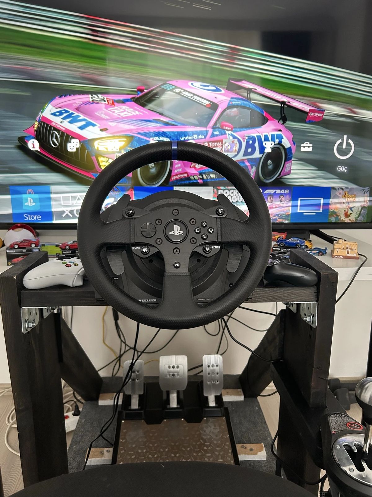 Thrustmaster T300RS GT + Thrustmaster T3PM Pedal Seti