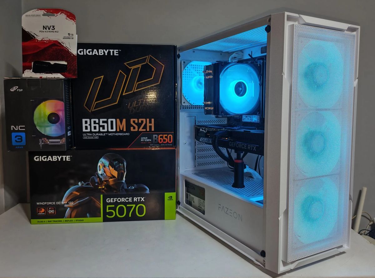 Bilgisayar Oyun Bilgisayarı Gaming PC - Ryzen 5 7500F - RTX 5070