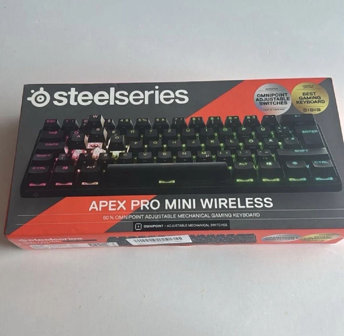 Steelseries Apex Pro Mini Wireless Çok temiz klavye