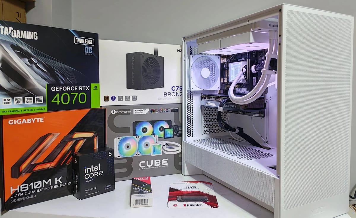 Bilgisayar Oyun Bilgisayarı Gaming PC - Ultra 5 245KF - RTX 4070