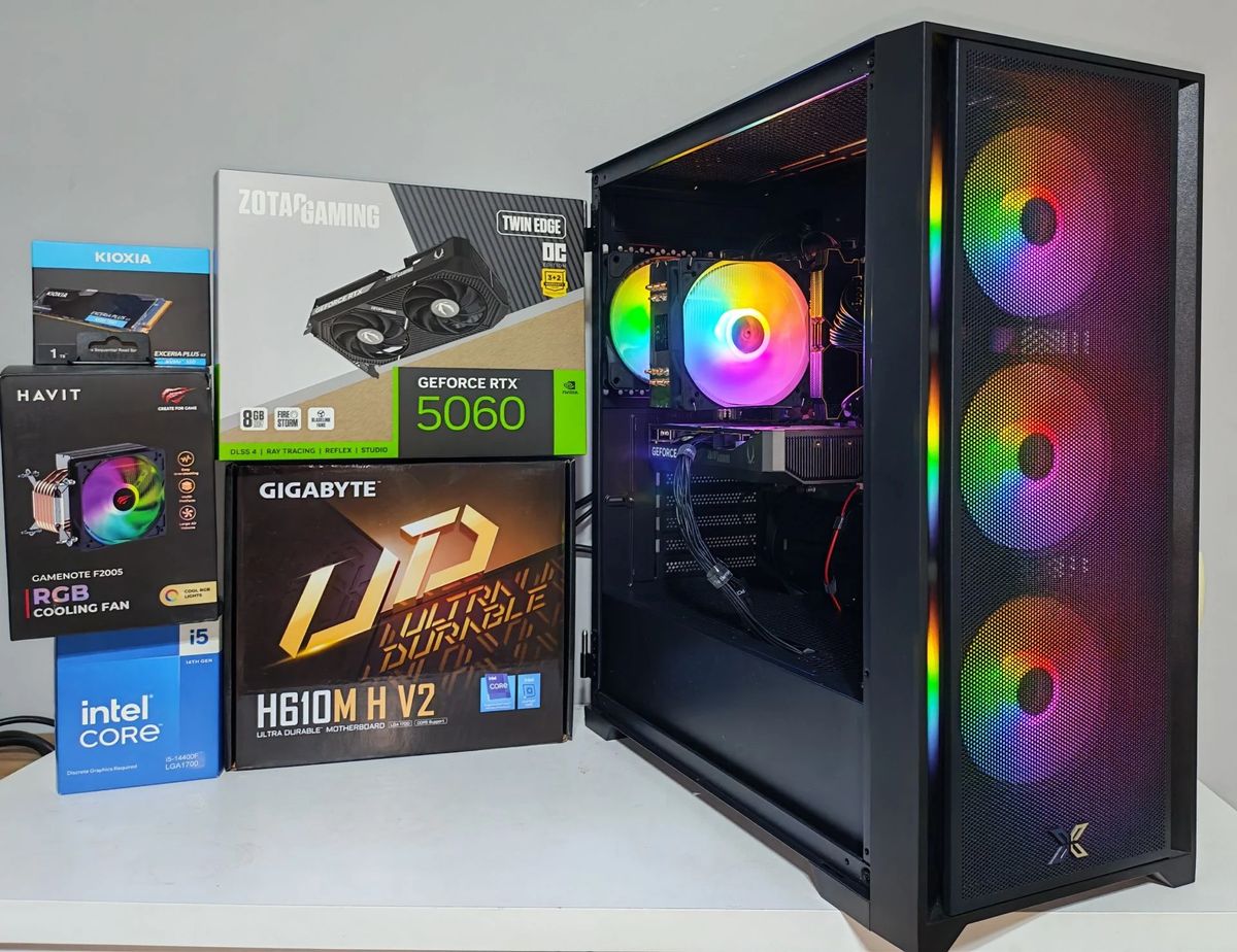 Bilgisayar Oyun Bilgisayarı Gaming PC - i5 14400F - RTX 5060