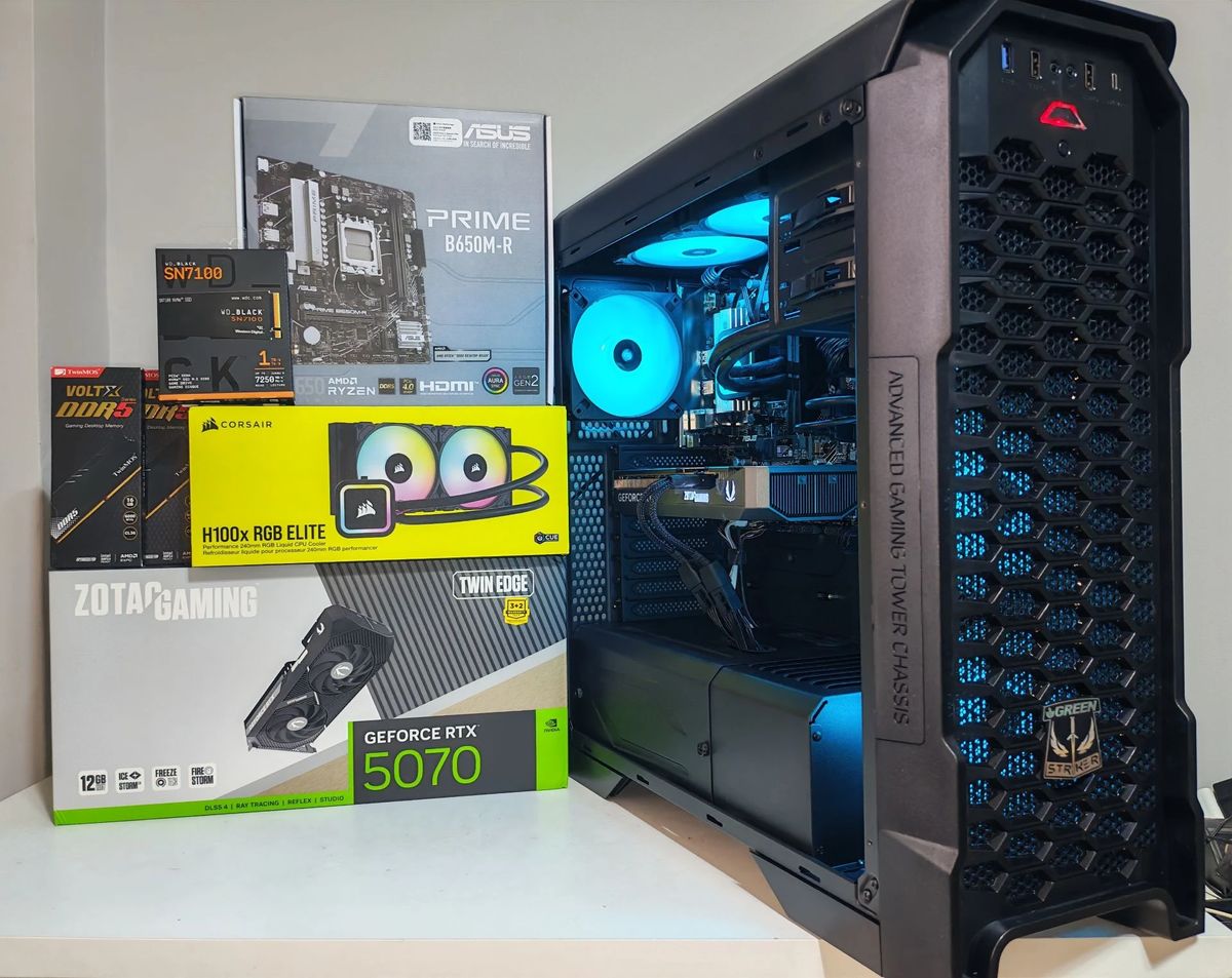 Bilgisayar Oyun Bilgisayarı Gaming PC - Ryzen 7 7800X3D - RTX 5070