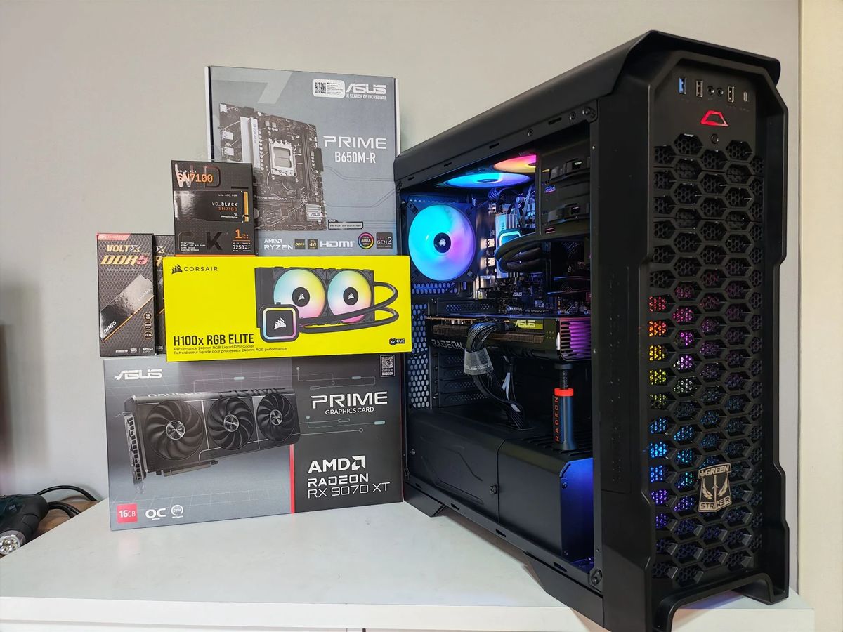 Bilgisayar Oyun Bilgisayarı Gaming PC - Ryzen 7 7800X3D - RX 9070XT