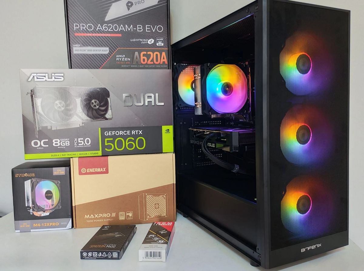 Bilgisayar Oyun Bilgisayarı Gaming PC - Ryzen 5 7500F - RTX 5060