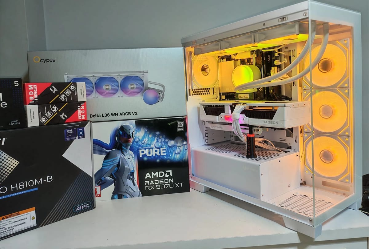 Bilgisayar Oyun Bilgisayarı Gaming PC - Ultra 5 245KF - RX 9070XT