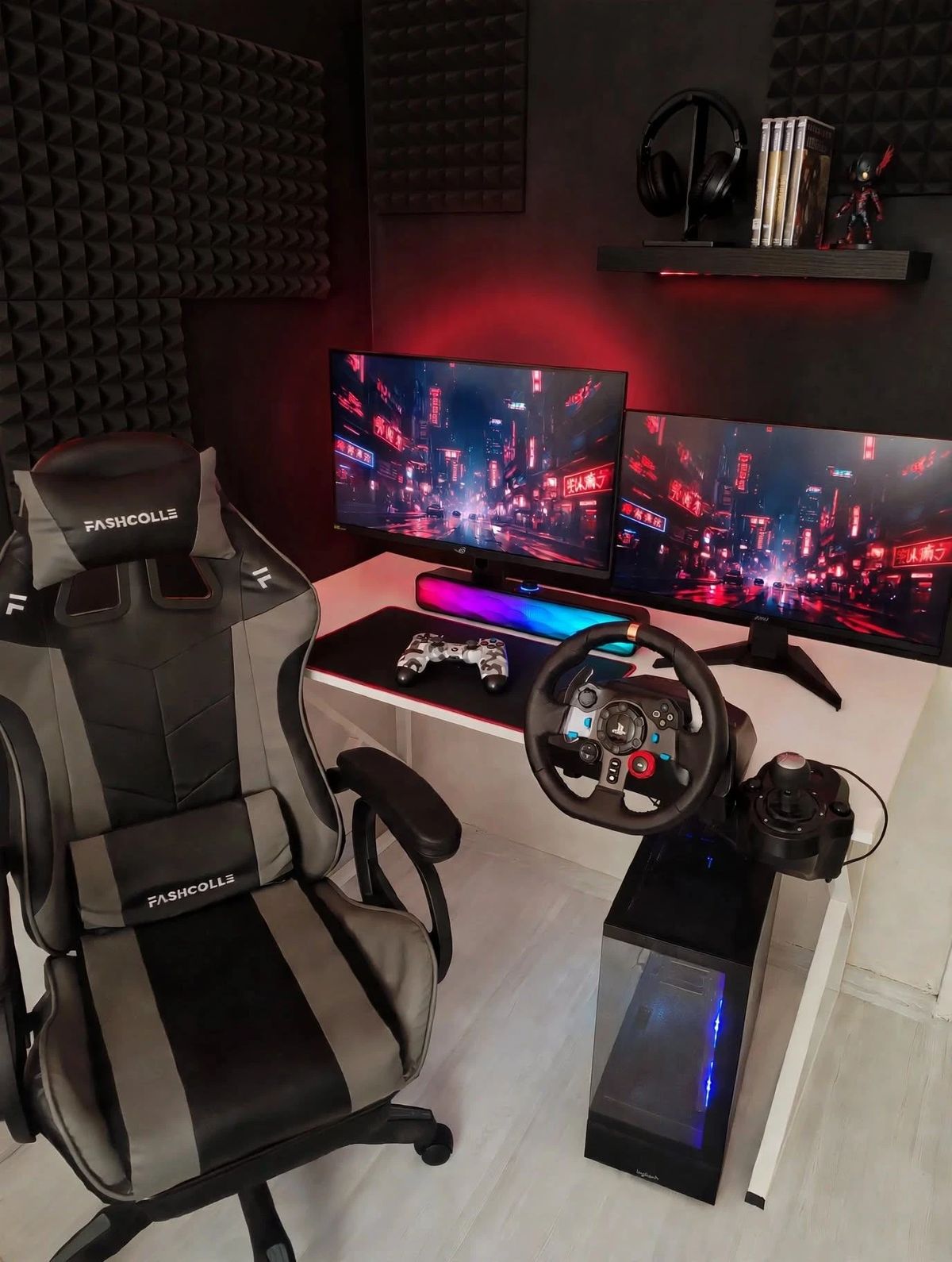 FULL SETUP - G29 FULL EKİPMAN DİREKSİYON SETİ - 2 MONİTÖR - CANAVAR KASA
