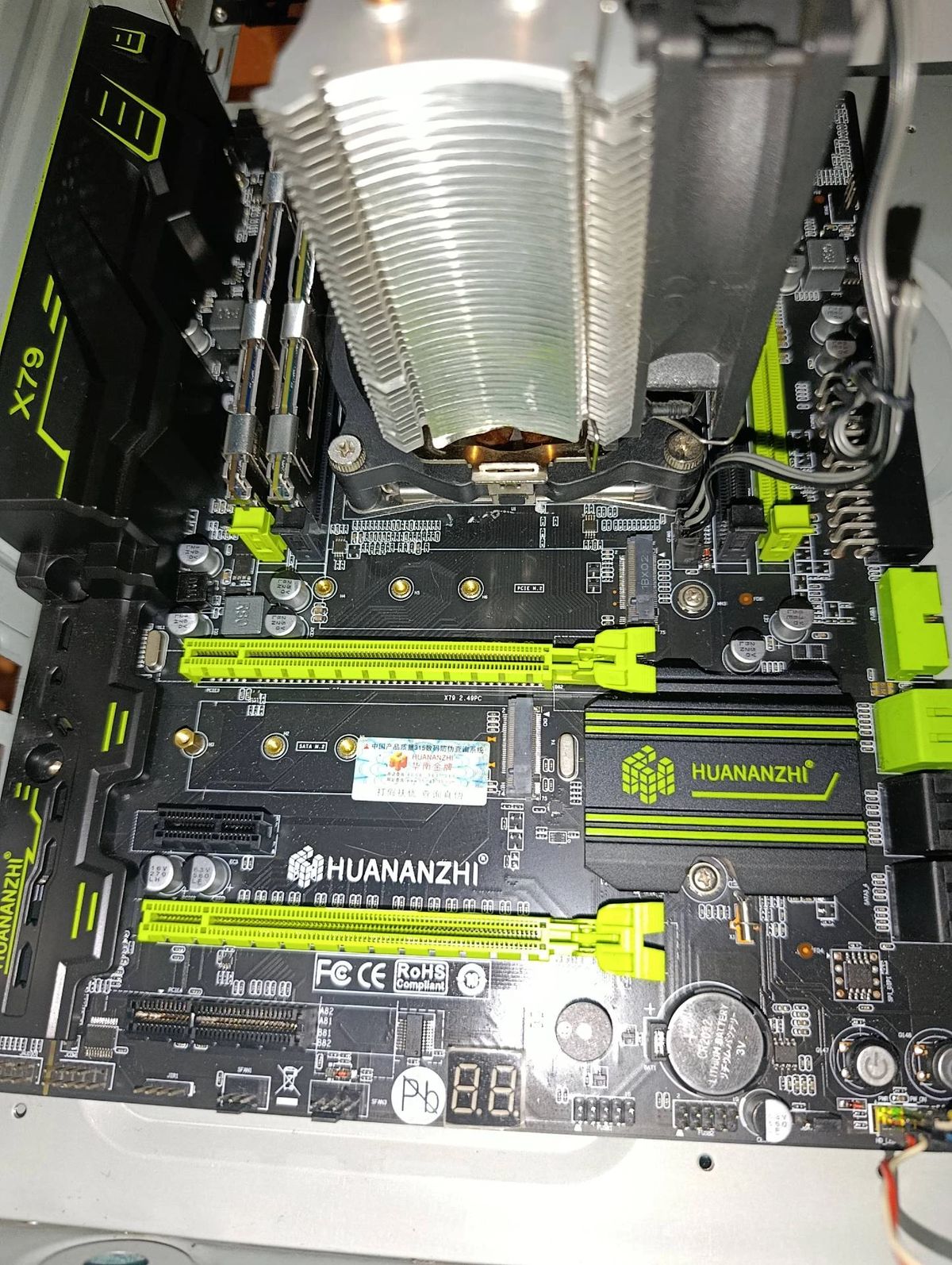 Huananzhi X79 Anakart - Intel Xeon E5-2690 v1 - 16gb ram - soğutucu M302