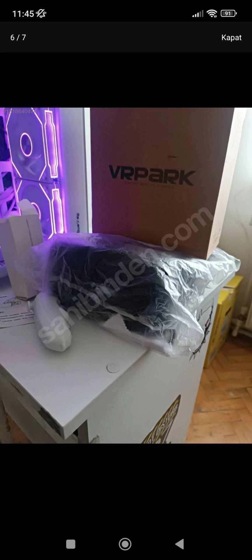 VR Sanal gerçeklik gözlüğü kulaklıklı
