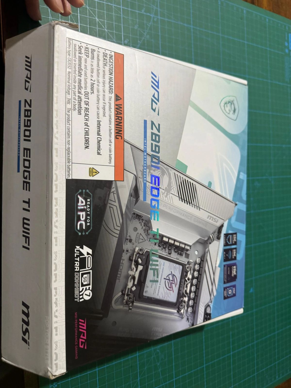 MSI MPG Z890I EDGE TI WIFI 8600MHz (OC) DDR5 Soket LGA1851 M.2 HDMI DP Thunderbolt Mini-ITX Anakart