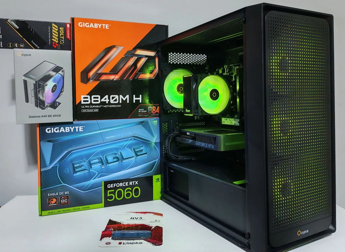 Bilgisayar Oyun Bilgisayarı Gaming PC - Ryzen 5 7500F - RTX 5060