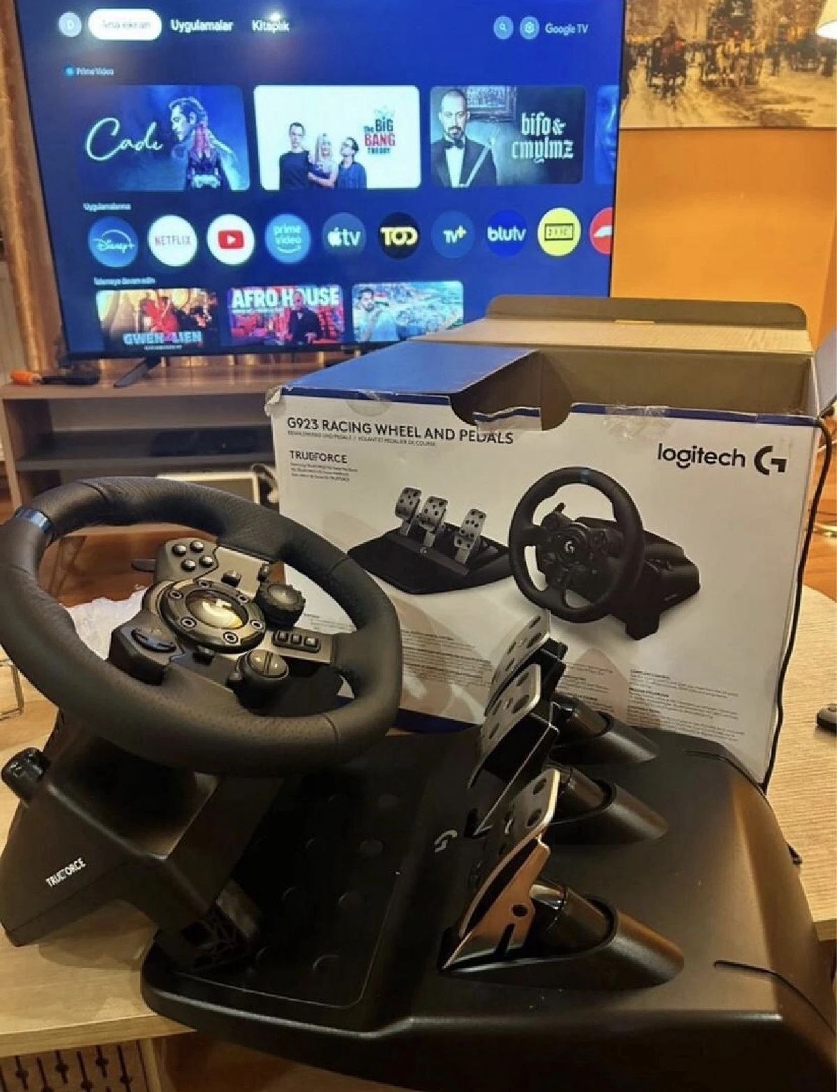 LOGITECH G923 PS5 / PS4 / PC UYUMLU DİREKSİYON SETİ
