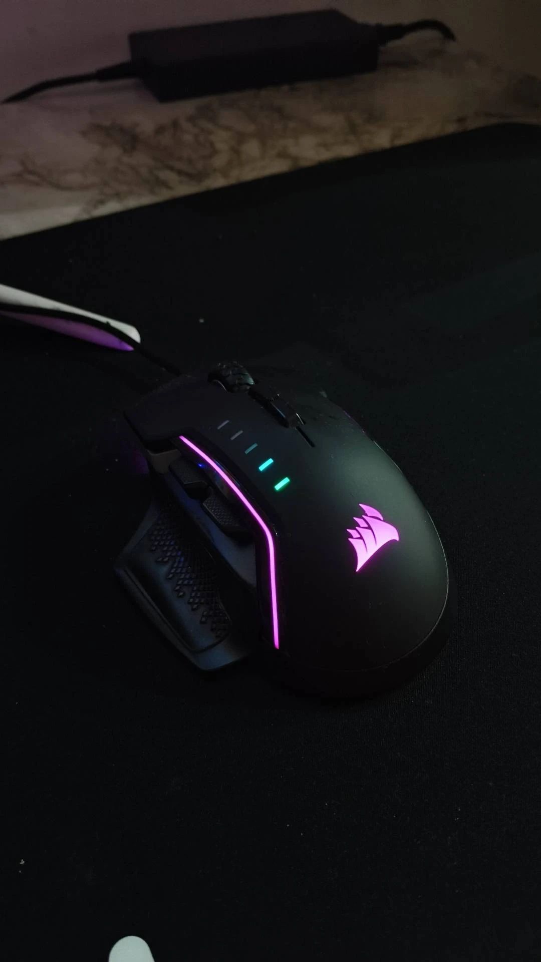 corsair glaive rgb pro alüminyum fps/moba 18.000 dpi 7 tuş optik