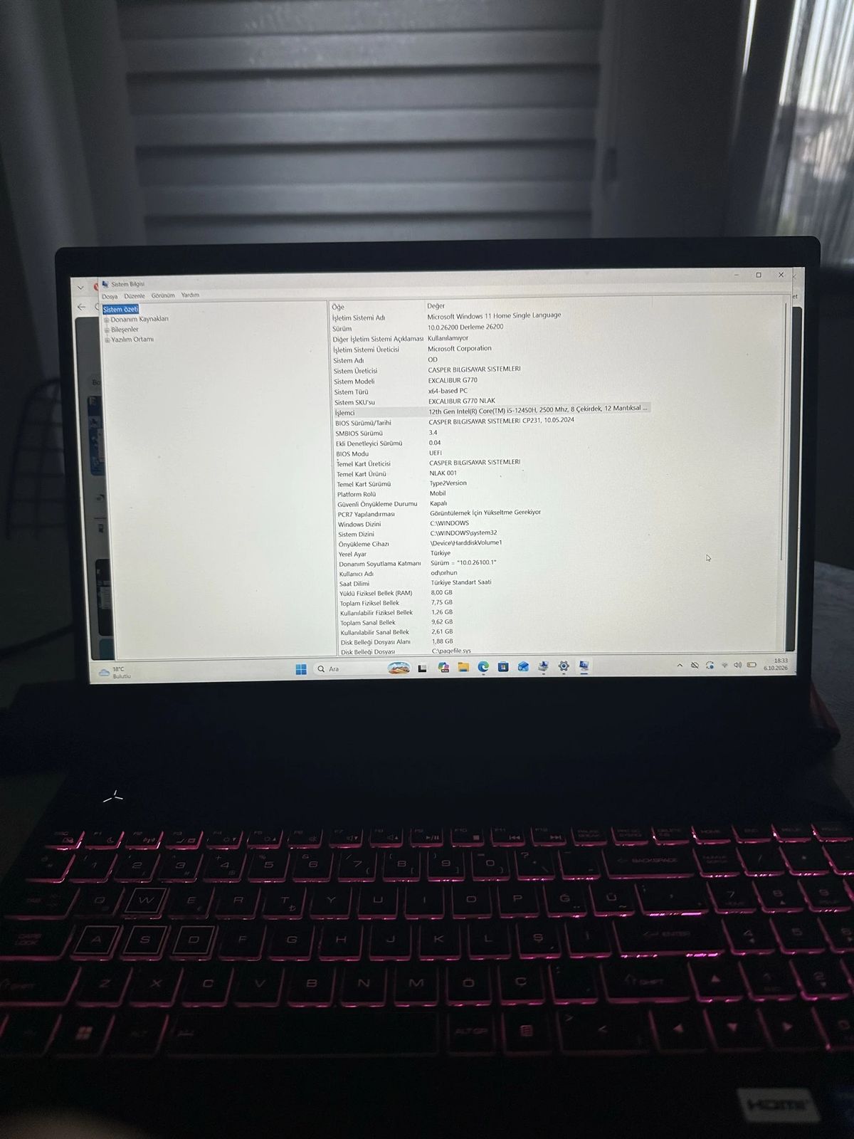uygun acil g770 excalibur- 3050