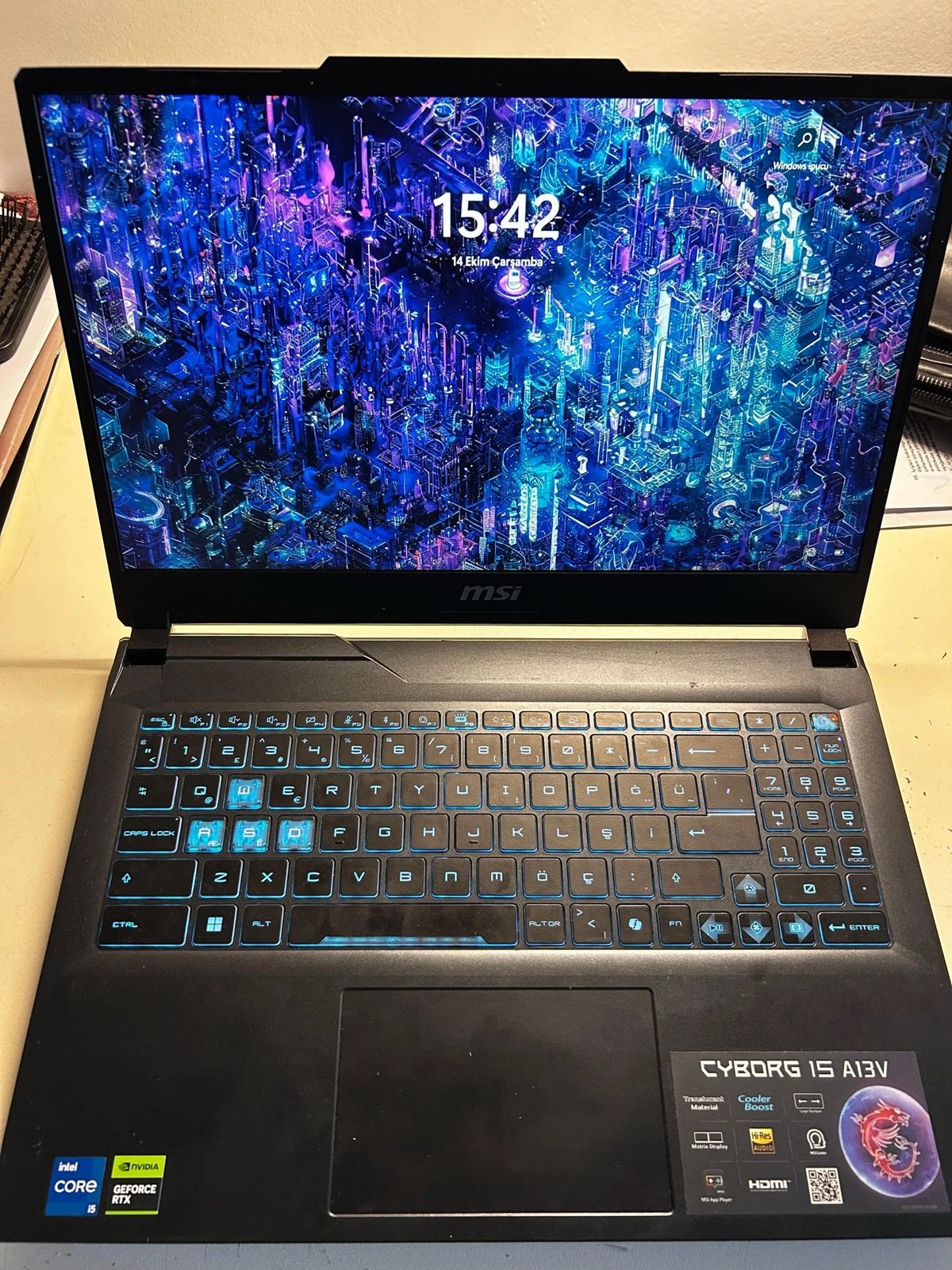 TEMİZ MSI CYBORG 15 A13VF
