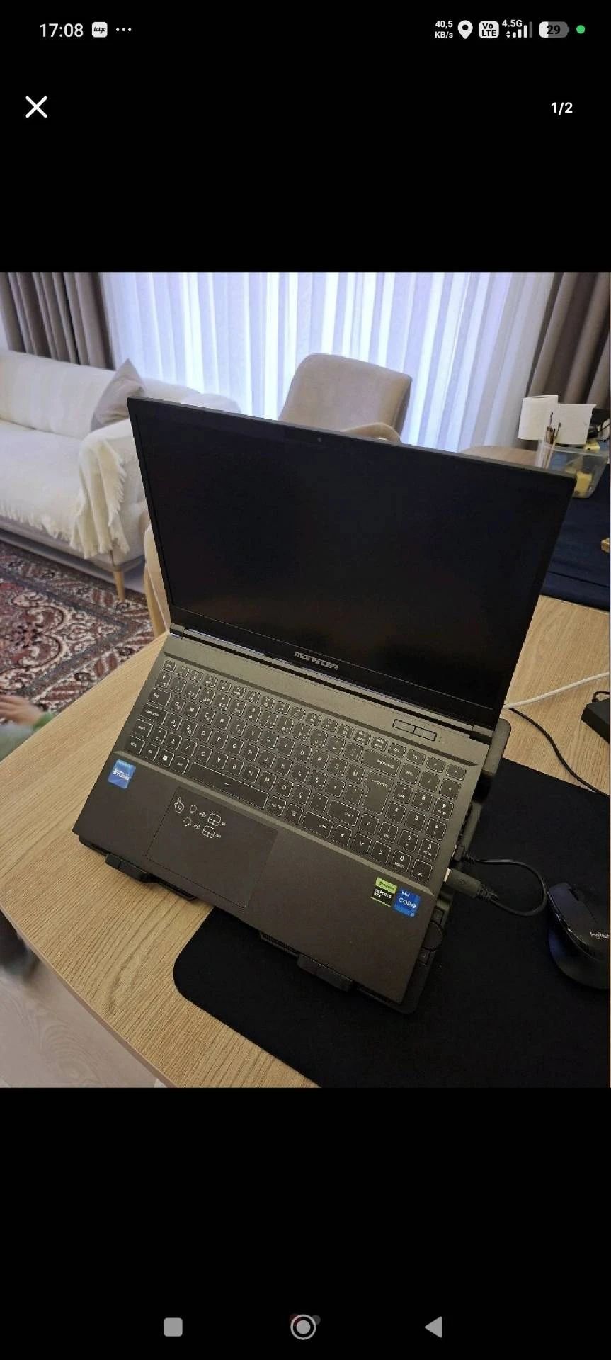 Monster Abra v20.4.3 Gaming Laptop 4050 i512450h