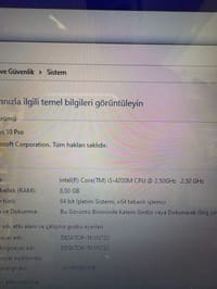 LENOVO G500 20236 İ5-4200M 8GB LAPTOP DİZÜSTÜ OFİS İŞ PC - görsel 2