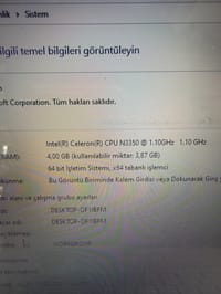 ASUS E402N 14 İNÇ 4 GB LAPTOP NOTEBOOK DİZÜSTÜ OFİS İŞ PC - görsel 2