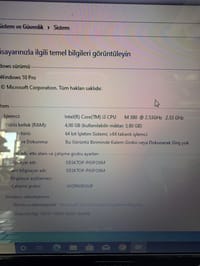 GRUNDİG NBLB3 SERİES İ3 M380 LAPTOP NOTEBOOK DİZÜSTÜ OFİS İŞ - görsel 2