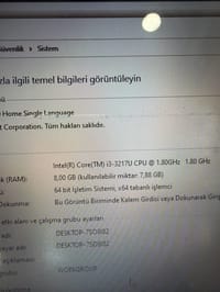 GRUNDİG İ3-3217U 8GB GNB 1460 B2 LAPTOP NOTEBOOK DİZÜSTÜ OFİS İŞ PC - görsel 2