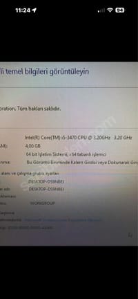 KASA İ5-3470 RADEON HD 5500 TOPLAMA PC İS OFİS MASAÜSTÜ EXPER - görsel 4