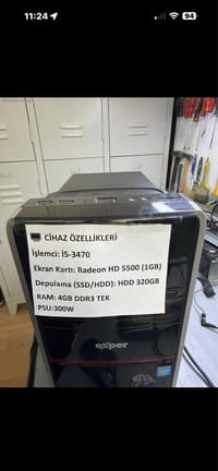 KASA İ5-3470 RADEON HD 5500 TOPLAMA PC İS OFİS MASAÜSTÜ EXPER - görsel 2