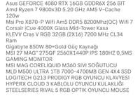 TOPLAMA GAMİNG PC - görsel 2