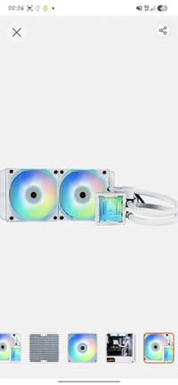 Bitfenix cube 240 mm beyaz rgb Sıvı soğutma - görsel 3