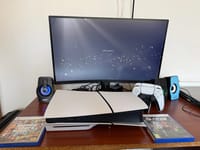 Playstation 5 Slim ve Excalibur monitör Gta5 Fc26 - görsel 3