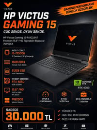 HP VICTUS 15 RTX 4050 - görsel 2