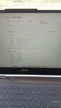 Dizüstü bilgisayar MSI Cyborg 15 A13V i7 16 RAM 512 GB - görsel 4