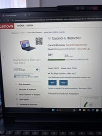 Lenovo laptop garantili kutu ve faturalı - görsel 2