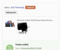Nintendo Switch OLED + hafıza kartı + Joystik + çanta - görsel 5
