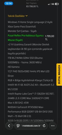 Monster T7 sıfır ayarında 3 aylık cihazdır - görsel 3