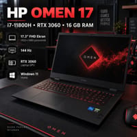 HP OMEN 17 Gaming Laptop – i7-11800H / RTX 3060 / 16 GB RAM / 144 Hz - görsel 3