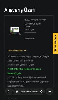 Monster T7 sıfır ayarında 3 aylık cihazdır - görsel 2