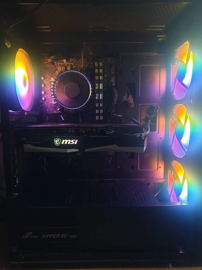 Vento VG12A Mesh Kasa + 550W 80+ PSU - Kutulu/Faturalı/Temiz