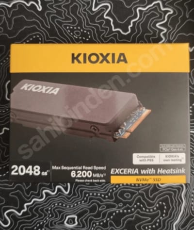 Kioxia Exceria Heatsink 2TB M.2 SSD DRAMLİ PS5 Uyumlu