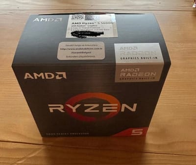 Amd ryzen 5600g islemci (fansiz)