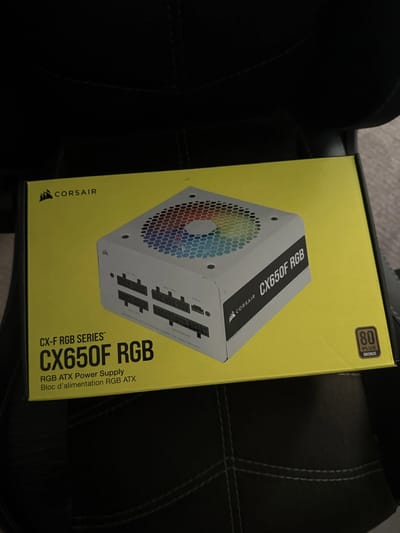 Corsair cx650f 650w beyaz psu