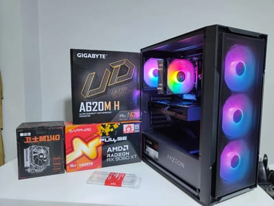 Bilgisayar Oyun Bilgisayarı Gaming PC - Ryzen 5 7500F - RX 9060XT 16GB