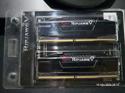 HİÇ KULLANILMADI! G.SKILL Ripjaws V 32GB (2x16) DDR4 3600MHz Kit