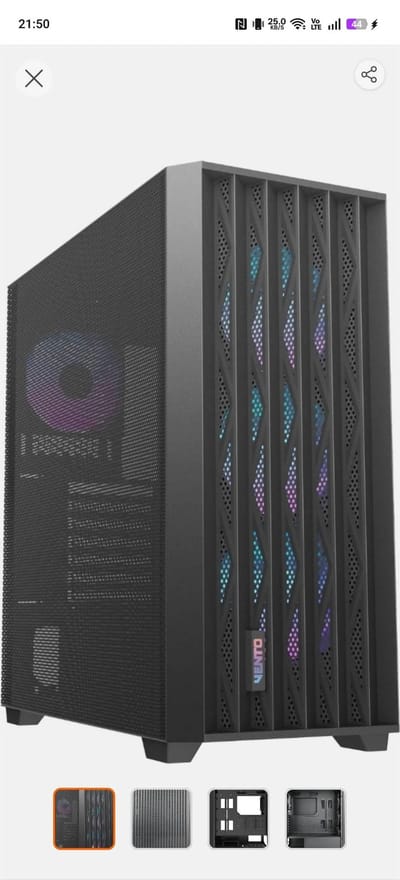 Vento VG4050L mesh kasa + 850W 80+ PSU