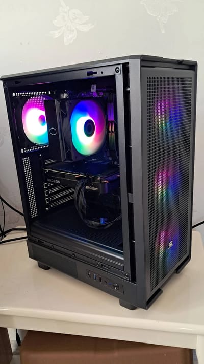 RX 9060 XT 16 GB / RYZEN 5 7500F li oyun bilgisayarı/ hazır sistem